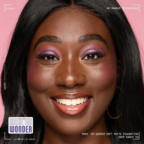 NYX Professional Makeup Make 'EM Wonder, 24H Soft Matte Foundation #5