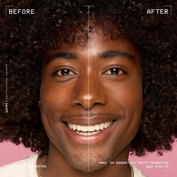 NYX Professional Makeup Make 'EM Wonder, 24H Soft Matte Foundation #6