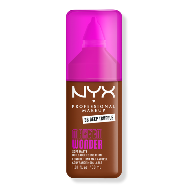 NYX Professional Makeup Make 'EM Wonder, 24H Soft Matte Foundation #1