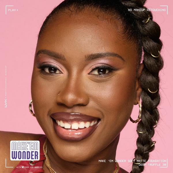 NYX Professional Makeup Make 'EM Wonder, 24H Soft Matte Foundation #5