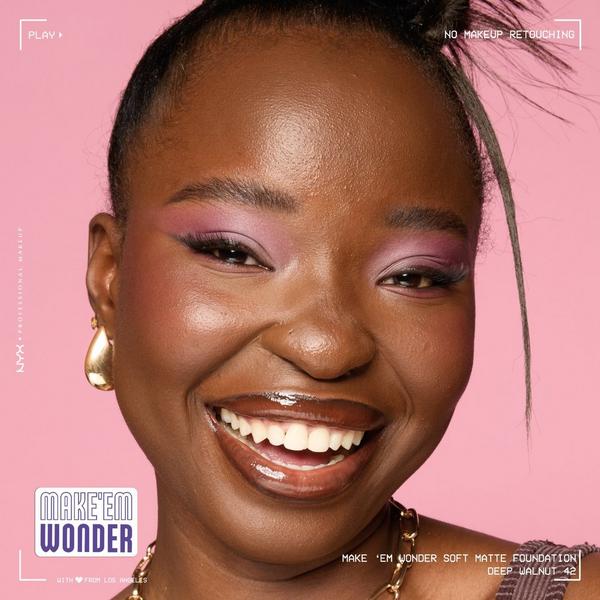 NYX Professional Makeup Make 'EM Wonder, 24H Soft Matte Foundation #5