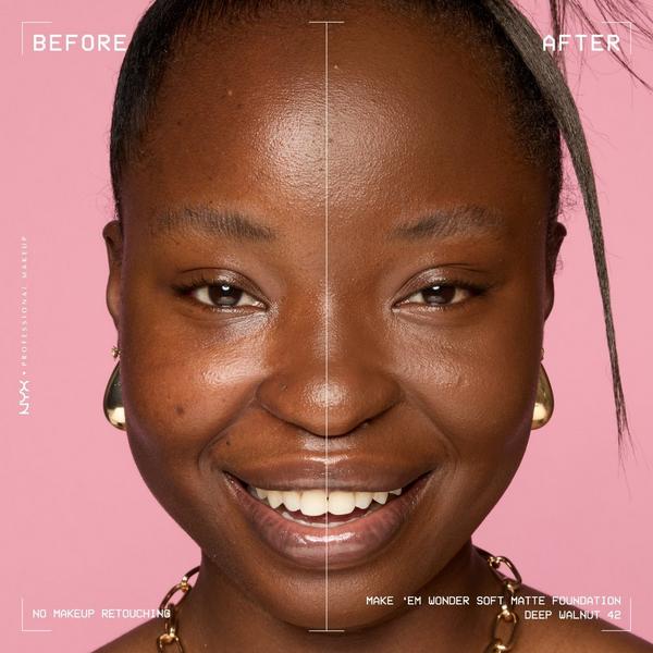 NYX Professional Makeup Make 'EM Wonder, 24H Soft Matte Foundation #6