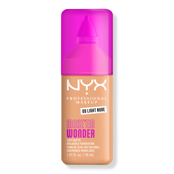 NYX Professional Makeup Make 'EM Wonder, 24H Soft Matte Foundation #1
