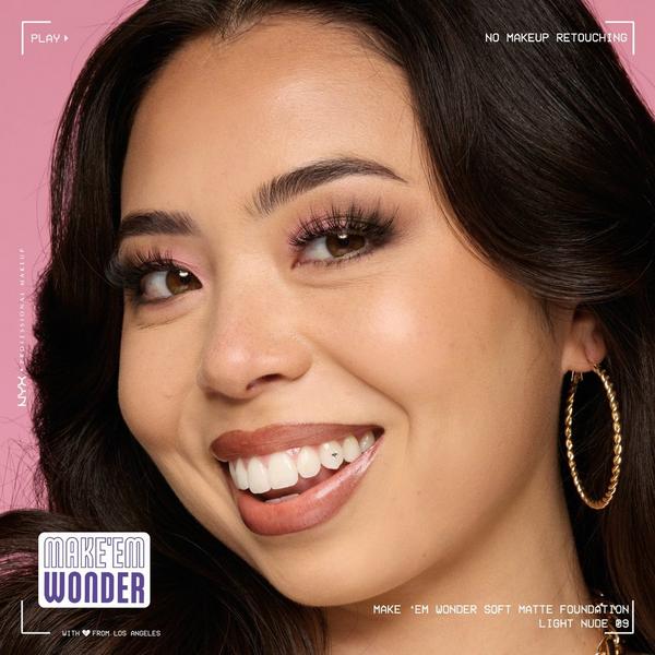 NYX Professional Makeup Make 'EM Wonder, 24H Soft Matte Foundation #5