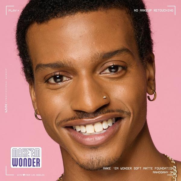 NYX Professional Makeup Make 'EM Wonder, 24H Soft Matte Foundation #5