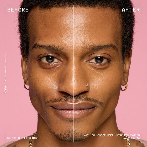 NYX Professional Makeup Make 'EM Wonder, 24H Soft Matte Foundation #6