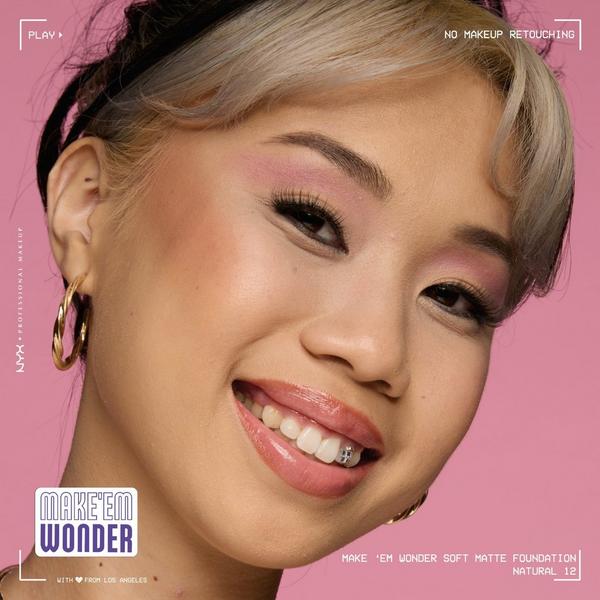 NYX Professional Makeup Make 'EM Wonder, 24H Soft Matte Foundation #5