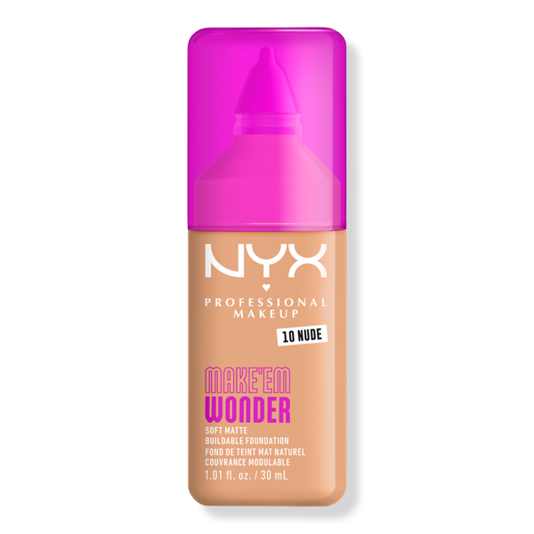 NYX Professional Makeup Make 'EM Wonder, 24H Soft Matte Foundation #1