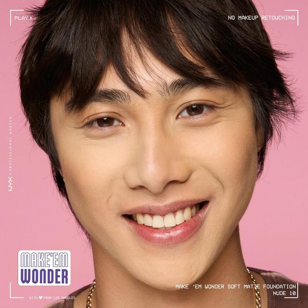 NYX Professional Makeup Make 'EM Wonder, 24H Soft Matte Foundation #5