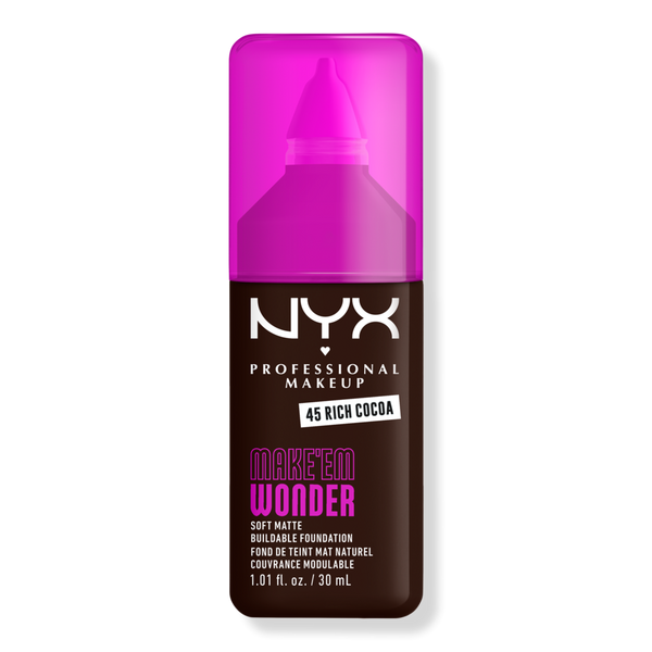 NYX Professional Makeup Make 'EM Wonder, 24H Soft Matte Foundation #1