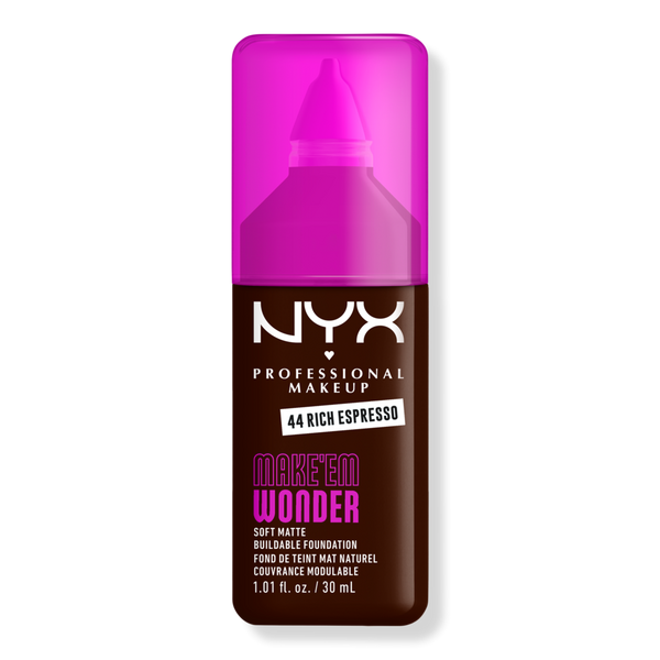 NYX Professional Makeup Make 'EM Wonder, 24H Soft Matte Foundation #1