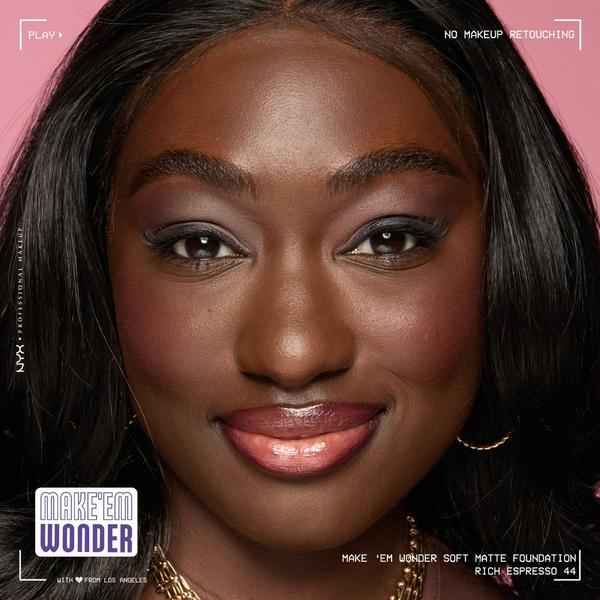NYX Professional Makeup Make 'EM Wonder, 24H Soft Matte Foundation #5