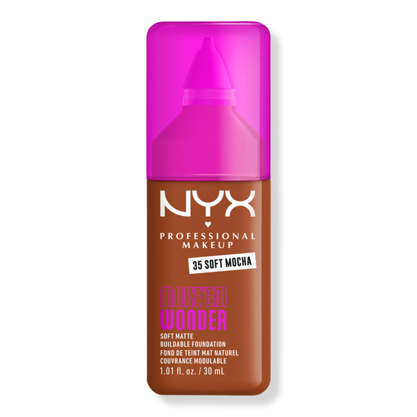 NYX Professional Makeup Make 'EM Wonder, 24H Soft Matte Foundation #1