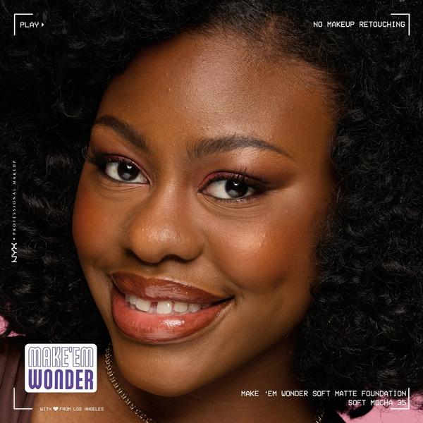 NYX Professional Makeup Make 'EM Wonder, 24H Soft Matte Foundation #5
