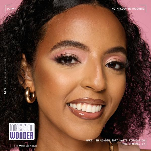 NYX Professional Makeup Make 'EM Wonder, 24H Soft Matte Foundation #5