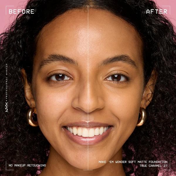 NYX Professional Makeup Make 'EM Wonder, 24H Soft Matte Foundation #6