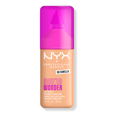 NYX Professional Makeup Make 'EM Wonder, 24H Soft Matte Foundation