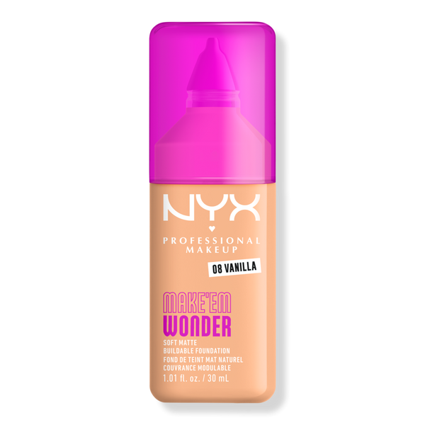 NYX Professional Makeup Make 'EM Wonder, 24H Soft Matte Foundation #1