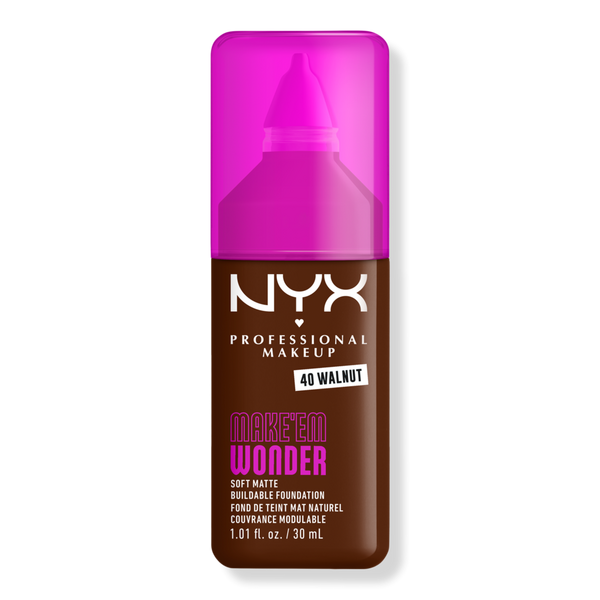 NYX Professional Makeup Make 'EM Wonder, 24H Soft Matte Foundation #1