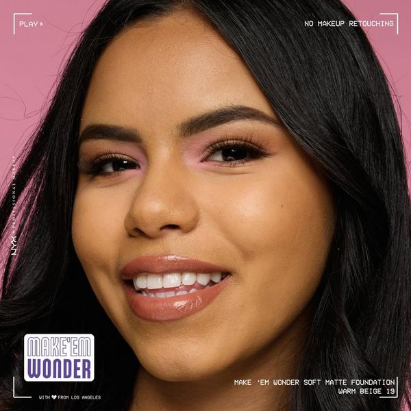 NYX Professional Makeup Make 'EM Wonder, 24H Soft Matte Foundation #5
