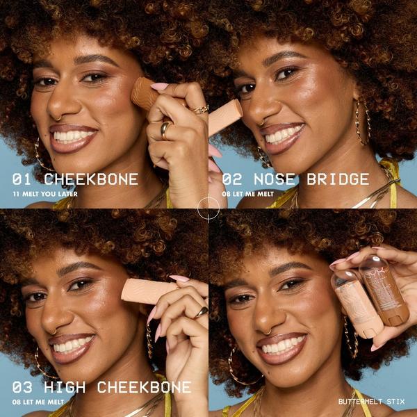 NYX Professional Makeup Buttermelt Glaze Highlighter Stix #6