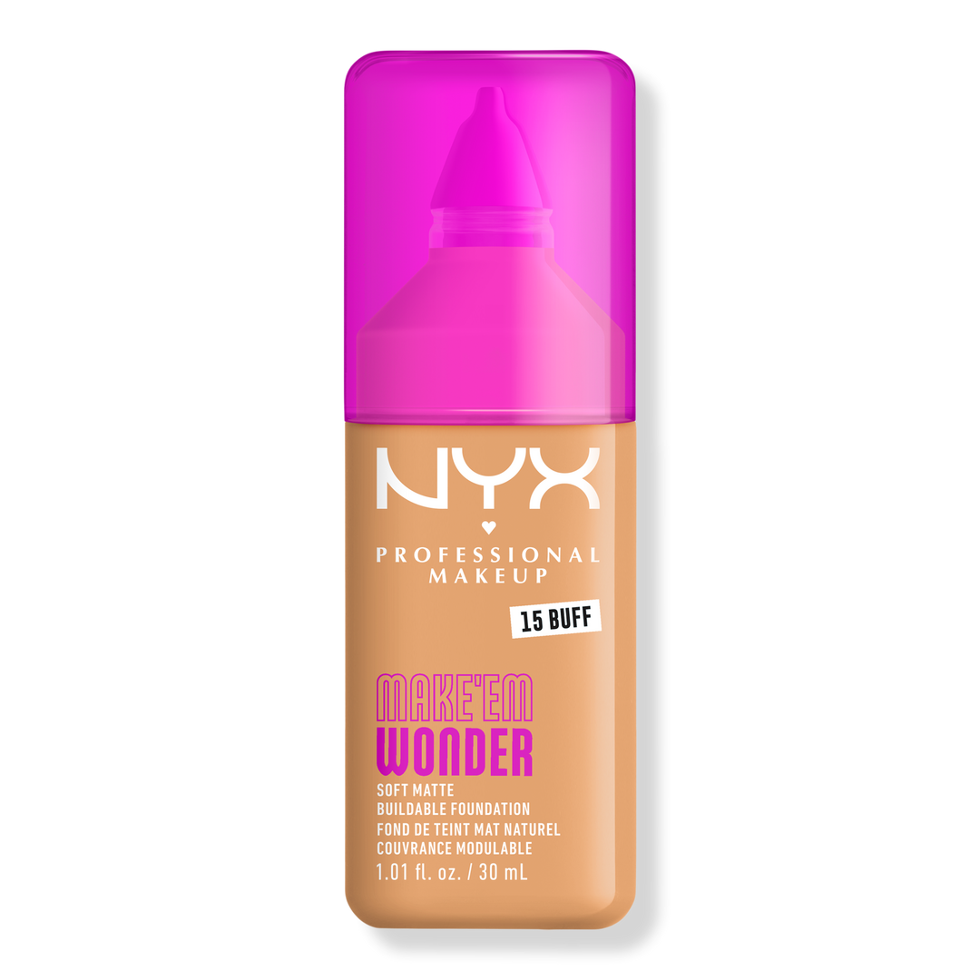 NYX Professional Makeup Make 'EM Wonder, 24H Soft Matte Foundation #1