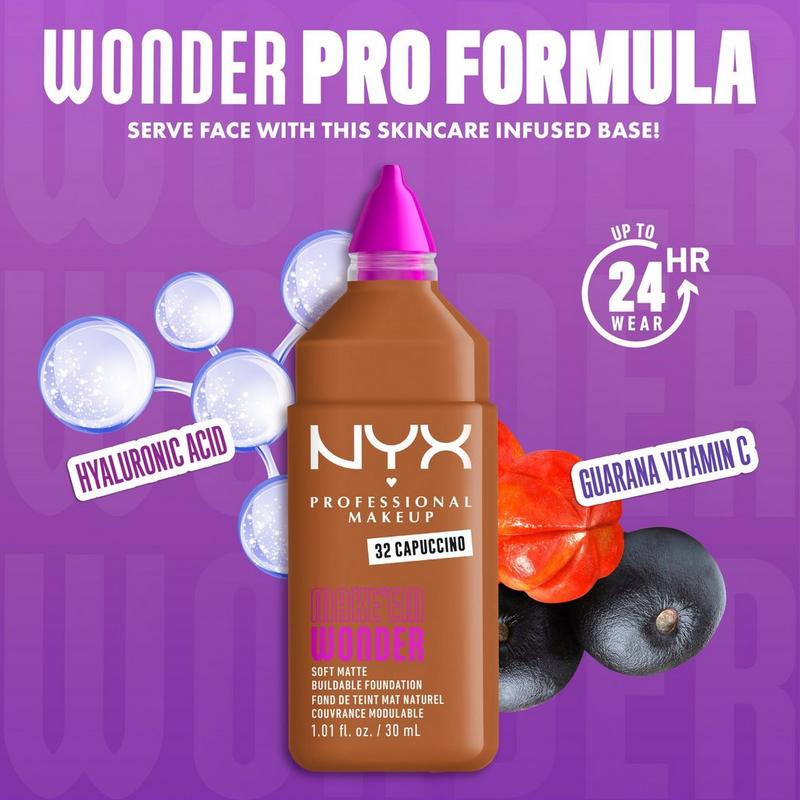 NYX Professional Makeup - Capuccino Make 'EM Wonder, 24H Soft