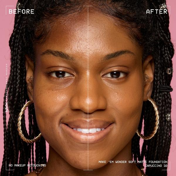 NYX Professional Makeup Make 'EM Wonder, 24H Soft Matte Foundation #6