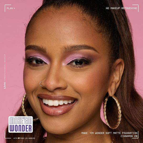 NYX Professional Makeup Make 'EM Wonder, 24H Soft Matte Foundation #5