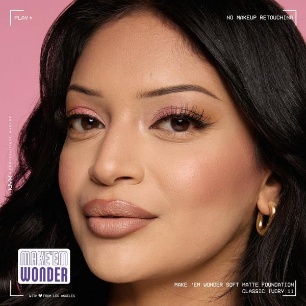 NYX Professional Makeup Make 'EM Wonder, 24H Soft Matte Foundation #5