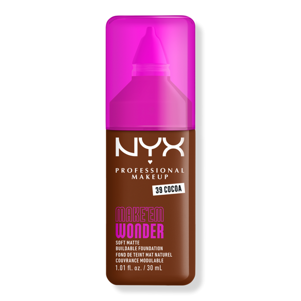 NYX Professional Makeup Make 'EM Wonder, 24H Soft Matte Foundation #1