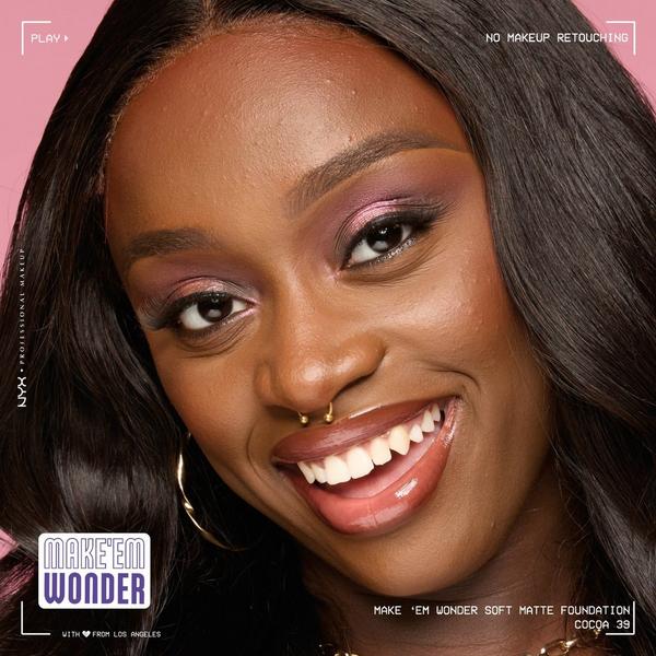 NYX Professional Makeup Make 'EM Wonder, 24H Soft Matte Foundation #5