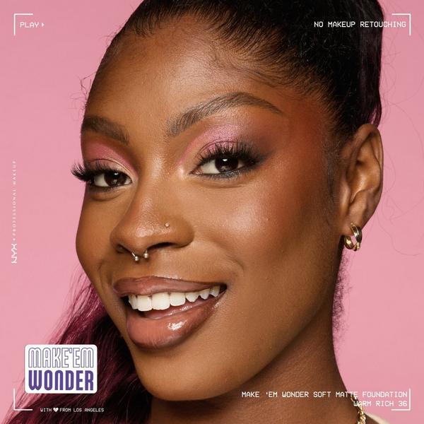 NYX Professional Makeup Make 'EM Wonder, 24H Soft Matte Foundation #5