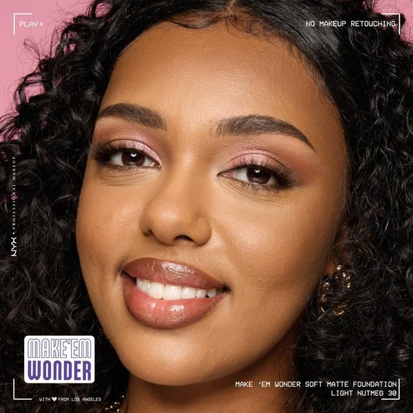 NYX Professional Makeup Make 'EM Wonder, 24H Soft Matte Foundation #5