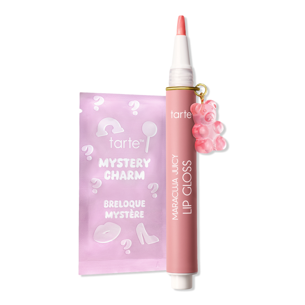 Tarte Maracuja Juicy Lip Plumping Peptide Gloss with Charm