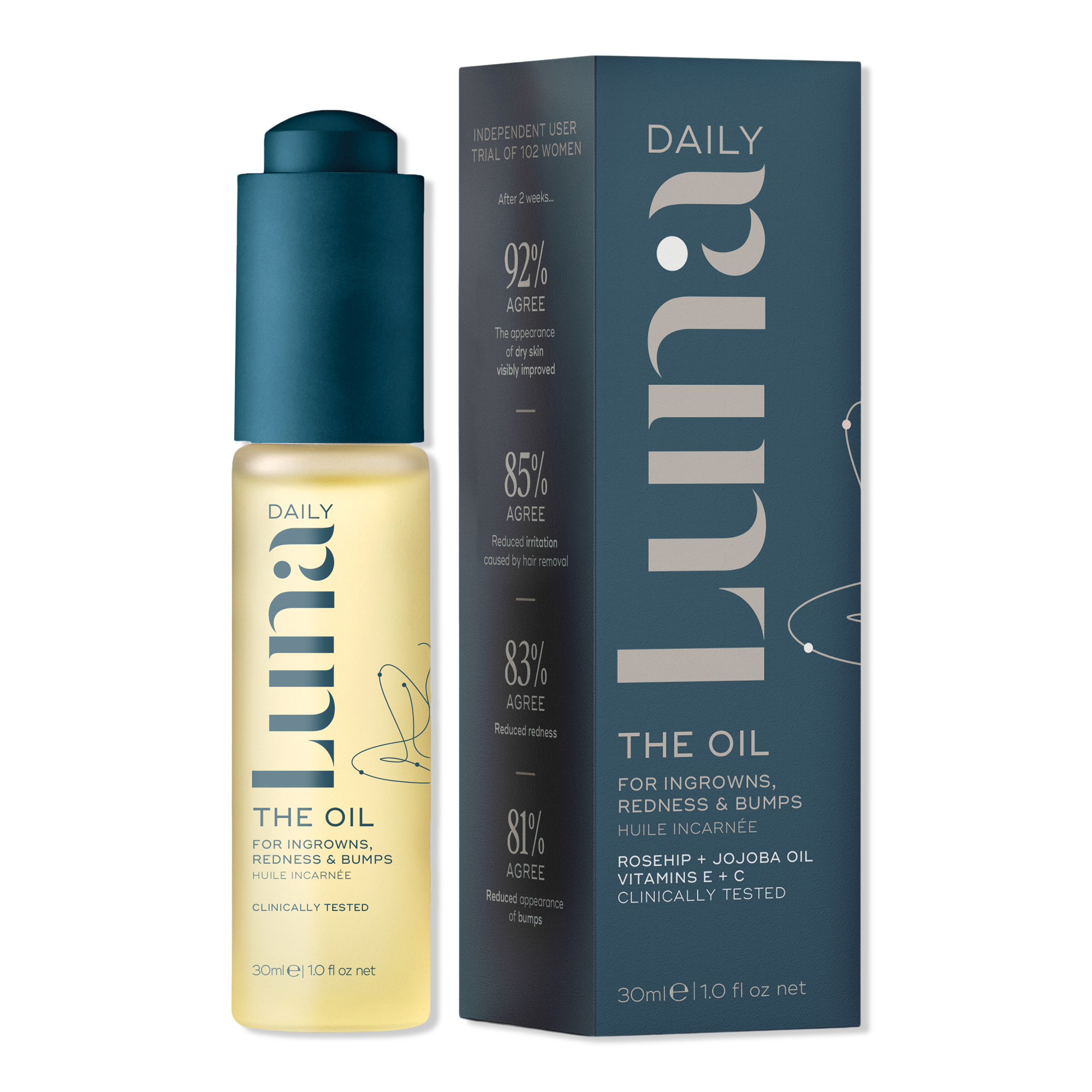 Luna Daily The Everything Oil For Ingrowns Redness & Bumps #1