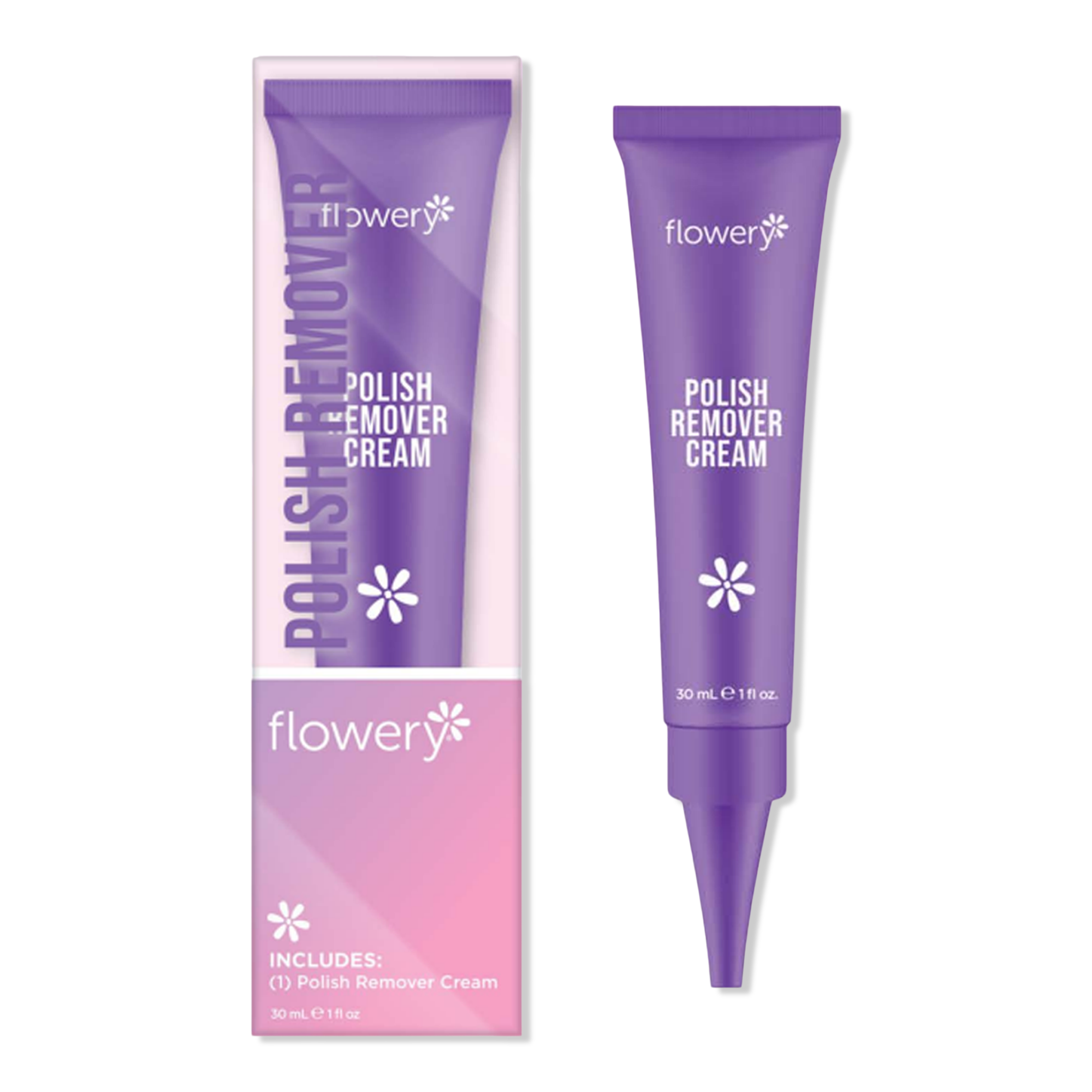 Flowery Polish Remover Cream with Nourishing Formula for Nails and Cuticles #1