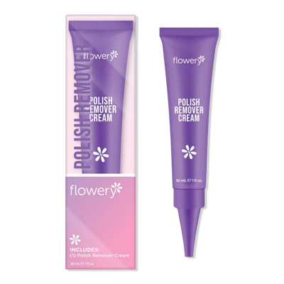 Flowery Polish Remover Cream with Nourishing Formula for Nails and Cuticles