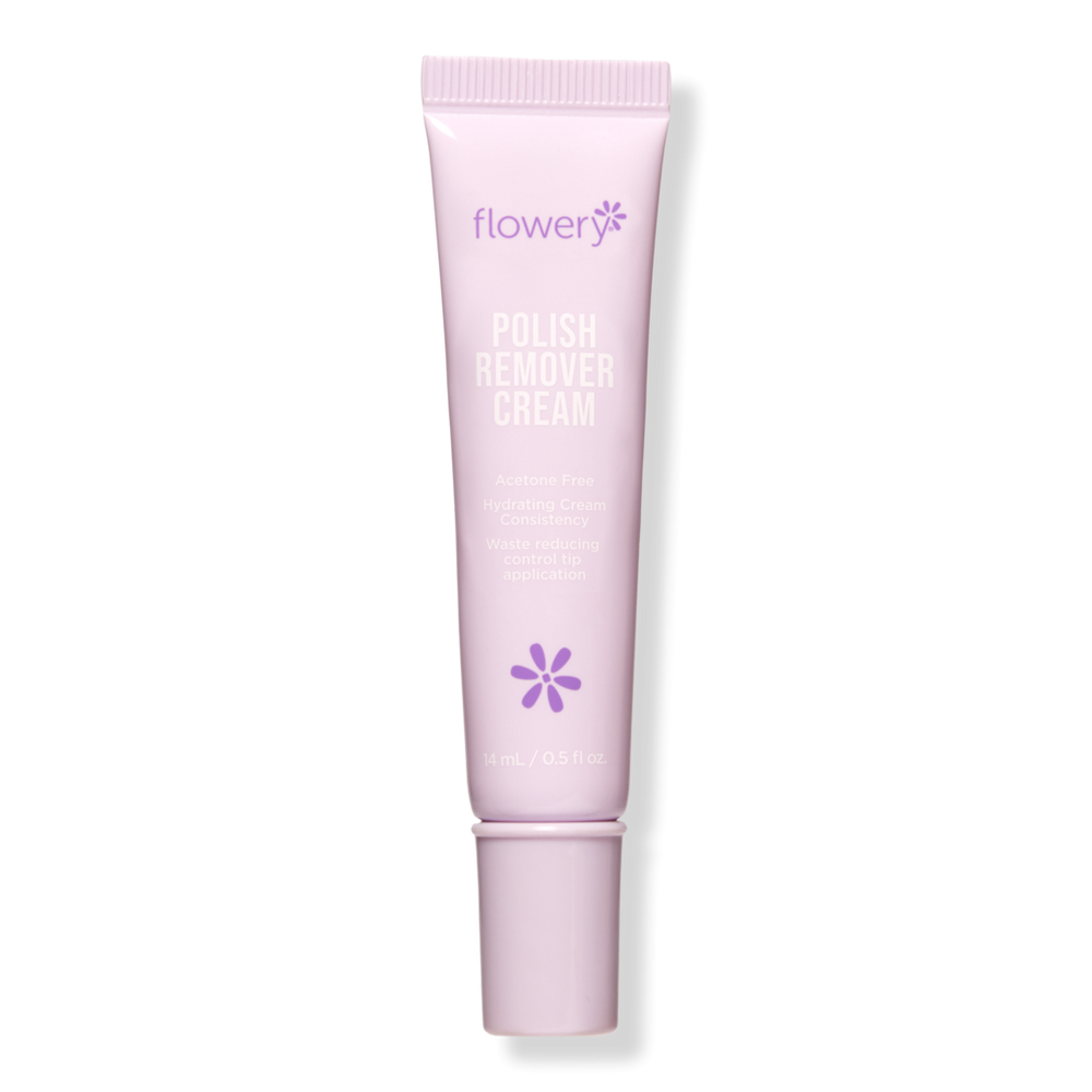 Flowery Polish Remover Cream with Nourishing Formula for Nails and Cuticles
