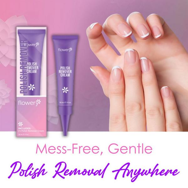 Flowery Polish Remover Cream with Nourishing Formula for Nails and Cuticles #3
