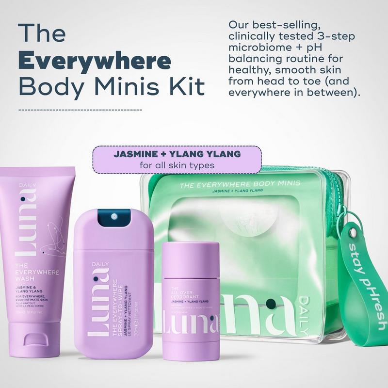 Luna Daily - Jasmine + Ylang Ylang The Everywhere Body Minis Kit
