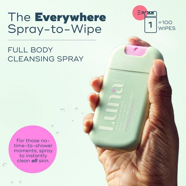 Luna Daily The Fragrance Free Everywhere Spray-To-Wipe #2