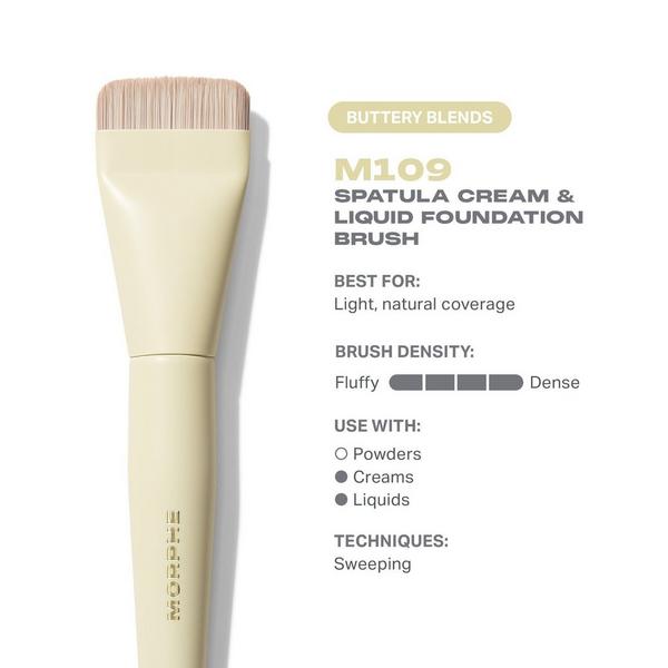 Morphe Buttery Blends M109 Spatula Cream & Liquid Foundation Brush #2
