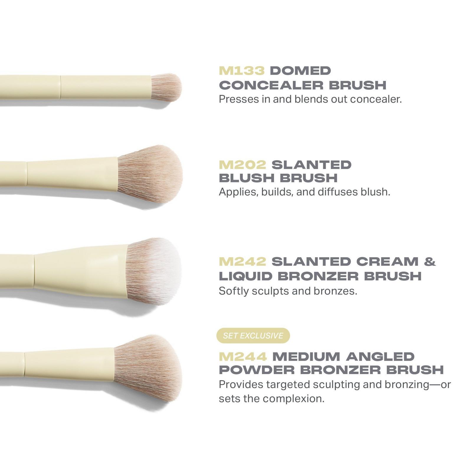 Buttery Blends 4-Piece Face Brush Set