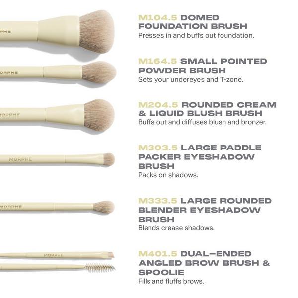 Morphe Buttery Blends 6-Piece Travel Brush Set #2