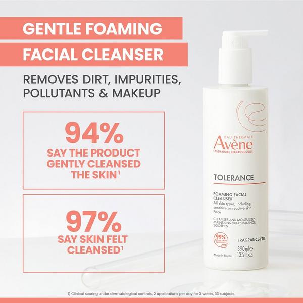 Avène Tolerance Foaming Facial Cleanser #3