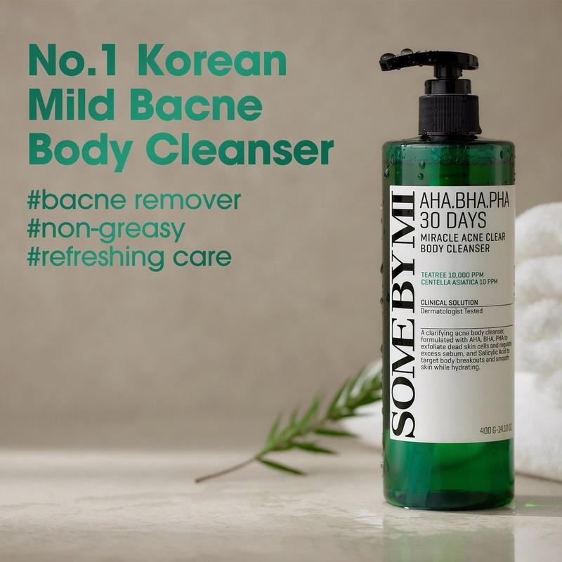 mimi's miracle glutathione AHA BHA PHA 30 Days Miracle Acne Clear Body Cleanser