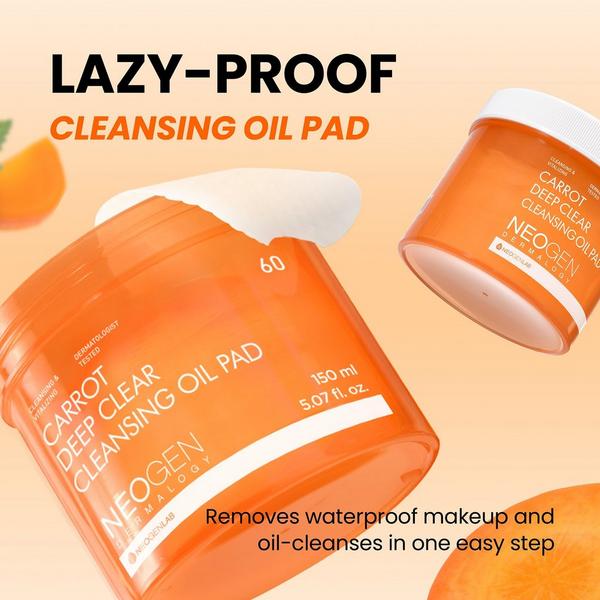 NEOGEN Carrot Deep Clear Cleansing Oil Pad #2