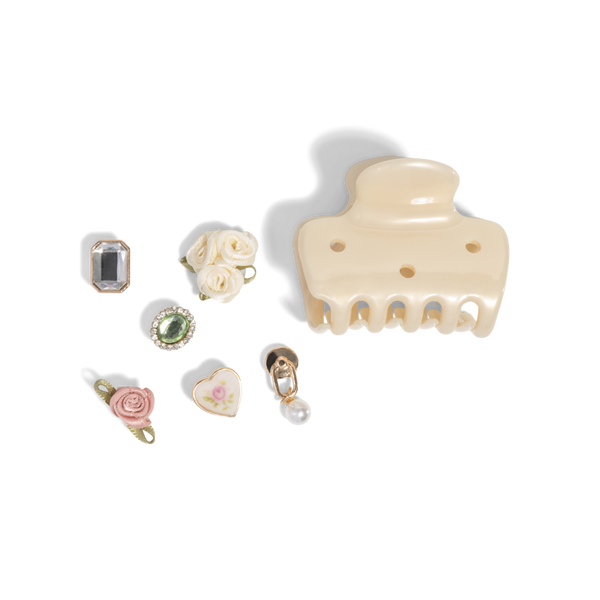 Kitsch Kitschpop Charms & Cloud Clip 7 Piece Set Vintage #2