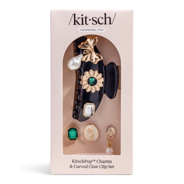 Kitsch Kitschpop Curved Claw Clip 7 Piece Set Vintage #3